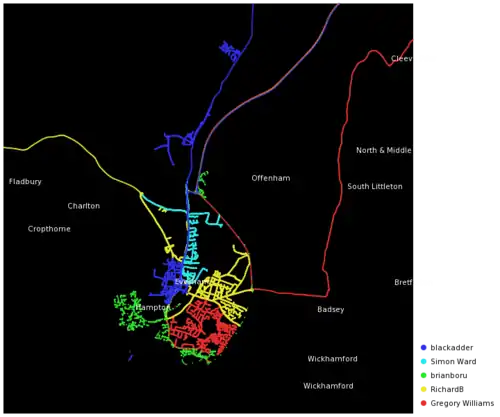 Evesham mapping party render