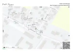 Esempio di field paper con annotazioni