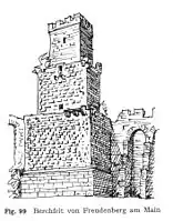 Bergfried Freudenberg - Skizze