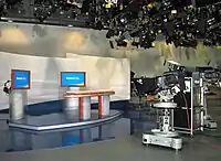 A TV studio  amenity=studio  studio=television  name=ZDF-Studio