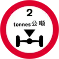 Hong Kong:maxaxleload=2