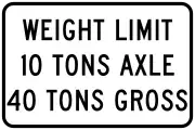Illinois:maxweight=40 stmaxaxleload=10 st(specify unit as short tons)