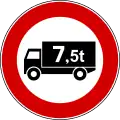 Italy:maxweightrating:hgv=7.5 (use dot as a separator in the tag)