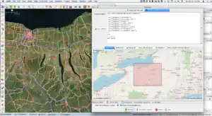 Using the JOSM Overpass query method to do a sparse download of just the road network from motorway to secondary.