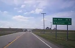 State Route 231 at U.S. Route 30 near Nevada