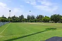 Soccer pitchleisure=pitchsport=soccersurface=artificial_turflit=yes