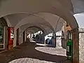 A typical arcade in South Tyrol