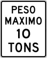 Puerto Rico:maxweight=10 st(specify unit as short tons)