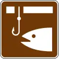 NPS map symbol winter fishing hole