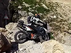 An offroad training