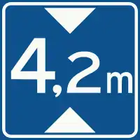Netherlands (sign used for values ≥ 4&nbsp;m):maxheight=4.2(use a period as decimal separator, not a comma)