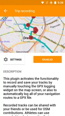 (4) Activate the 'Trip Recording' plugin