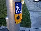 Canada:A call button that only enables audible sounds (traffic_signals:sound=yes)