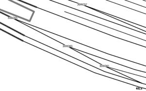 switches and their numbers rendered by OpenRailwayMap