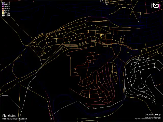 south-west of Pforzheim