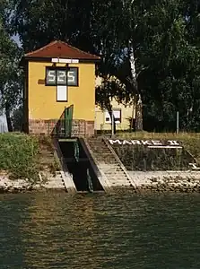 Rheinpegel Maxau bei Karlsruhe