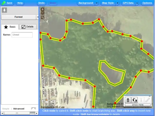 Klikněte na ikonu koblihy.