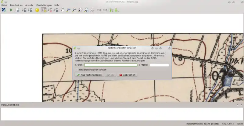 Aus Kartenanzeige auswählen