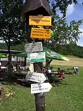 gelbe Radroute 3020 in Tschechien