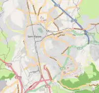 Carte de Saint-Étienne