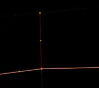 Der falsche Weg in  JOSM, beachte die Pfeile (im Zoom modus)