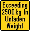 Singapore:maxunladenweight=2500 kg