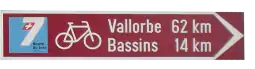 typical route sign