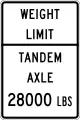 United States, Texas:maxbogieweight=28000 lbs