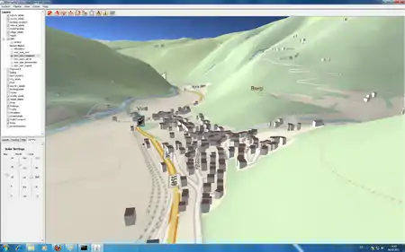 alps terrain OSM-3D.org
