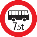 Sweden:maxweightrating:bus=7.5 (use dot as a separator in the tag)